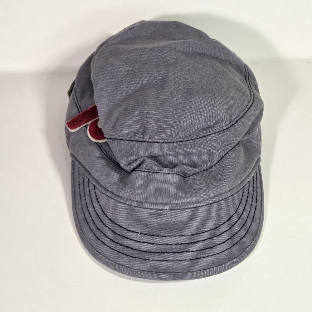 47 Brand Philadelphia Phillies Cadet Hat Womens Grey MLB Military Style Cap